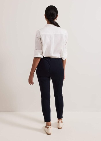 Phase Eight Petite Amina Skinny Trousers Indigo USA | 2638041-KX